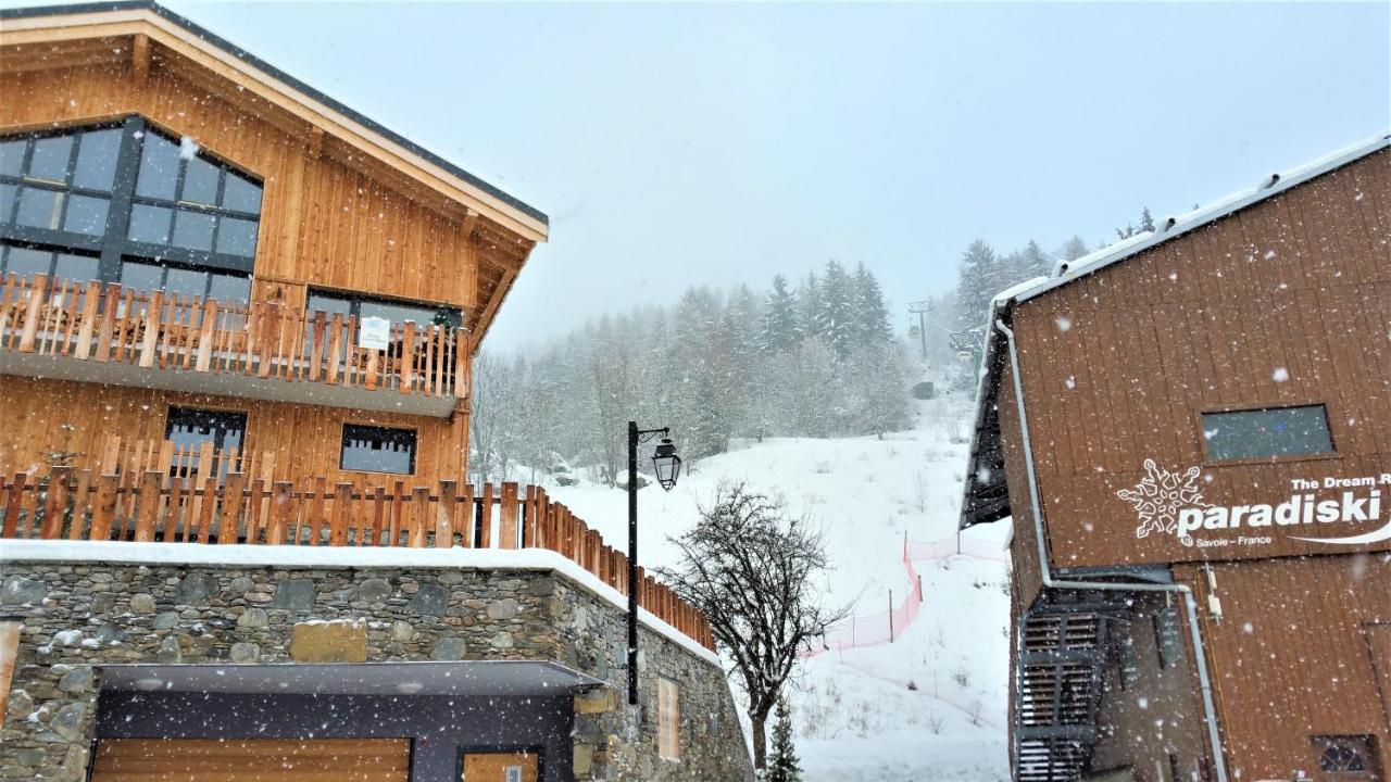 Chalet Hermine Acomodação com café da manhã La Plagne-Tarentaise Exterior foto