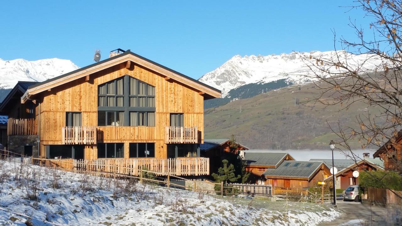 Chalet Hermine Acomodação com café da manhã La Plagne-Tarentaise Exterior foto